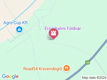 Érsekhalmi Földvár Érsekhalma a térképen