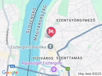 Hotel Adalbert - Szent György Ház Esztergom a térképen