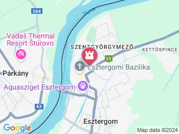 Bakócz-kápolna Esztergom a térképen