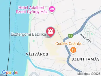 Az Esztergomi Bazilika építéstörténeti kiállítása Esztergom a térképen
