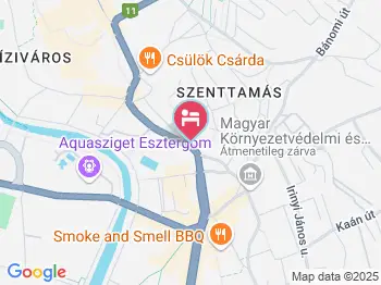 Boutique Hotel Átrium Esztergom a térképen