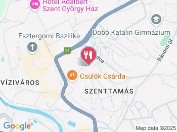 Cippolino Kávézó Esztergom a térképen