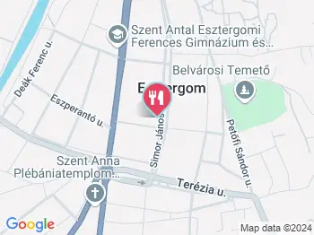 Crem Caffe Kávézó Esztergom a térképen