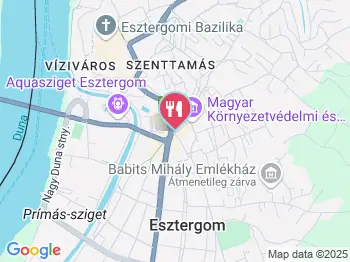 Esztergomi Központi Kávéház Szamos Cukrászda Esztergom a térképen