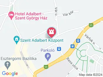 Esztergomi vár Esztergom a térképen