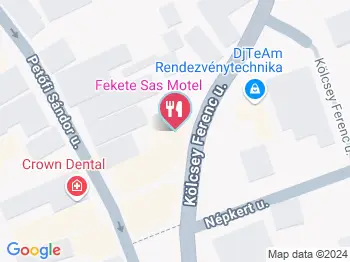 Fekete Sas gyorsétterem Esztergom a térképen