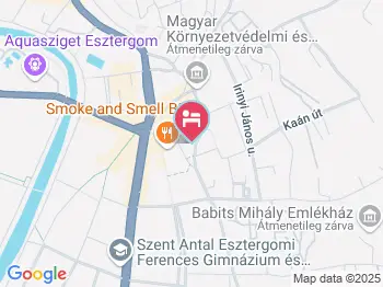 Fekete Sas Motel Esztergom a térképen