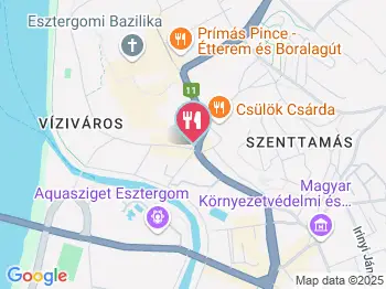 Fili Étterem Esztergom a térképen