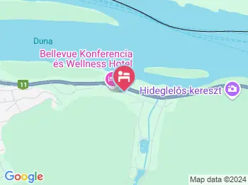 Hotel Bellevue Esztergom a térképen