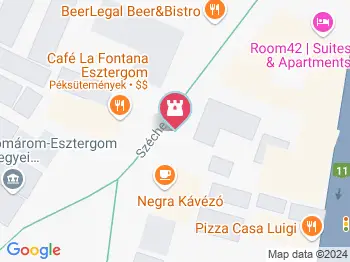 Ister-kút Esztergom a térképen