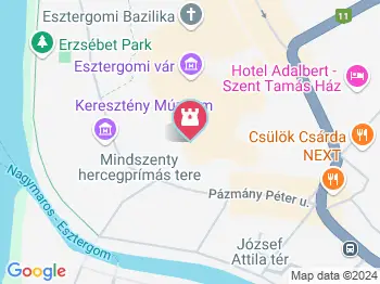 Királyi Palota Esztergom a térképen