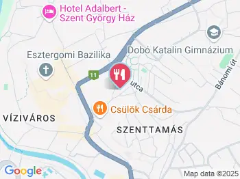 Kiscsülök Bisztró & Grill Esztergom a térképen