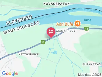 Lila Akác Panzió Esztergom a térképen