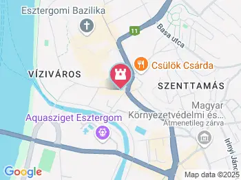 Liszt Ferenc szobra Esztergom a térképen