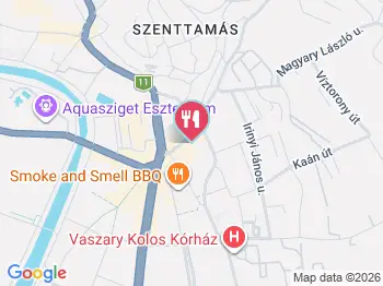 Pacificaffé kávézó Esztergom a térképen