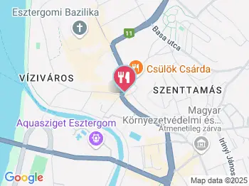 Pizza6 Esztergom a térképen