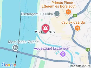 Prímási palota Esztergom a térképen