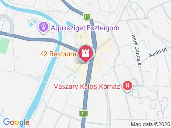 Rejtélyek Háza Esztergom a térképen