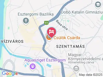 Ria Panzió Esztergom a térképen