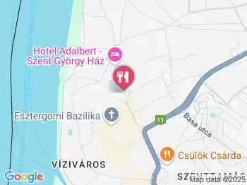 Rondella Presszó Esztergom a térképen