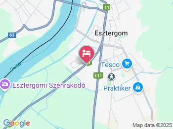 Róza Hotel Esztergom a térképen