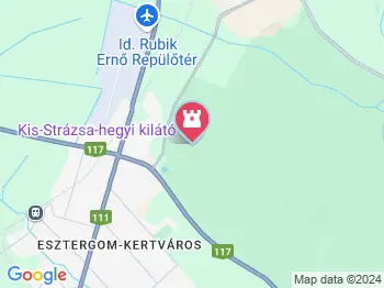 Sátorkőpusztai-barlang Esztergom a térképen