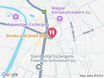 Smoke & Smell BBQ Esztergom a térképen
