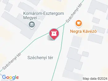 Széchenyi tér Esztergom a térképen