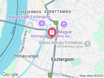 Széchenyi téri díszpad Esztergom a térképen