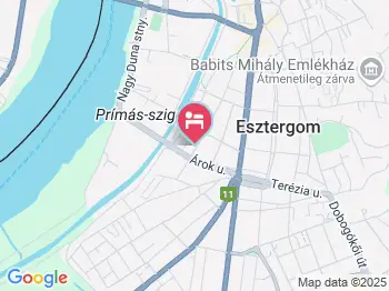 Székely Vendégház Esztergom a térképen