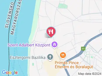 Szent Adalbert Étterem Esztergom a térképen