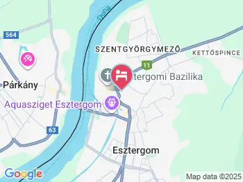 Hotel Adalbert - Szent Tamás Ház Esztergom a térképen