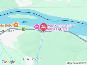 Vadregény Panzió és Üdülőpark Esztergom a térképen