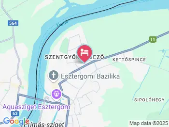 Vasmacska Vendégház Esztergom a térképen
