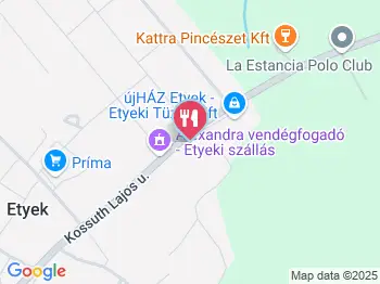 Café Madeleine Etyek a térképen