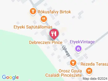 Debreczeni Családi Pincészet Etyek a térképen
