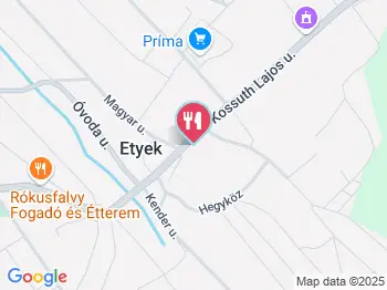 Etyeki Presszó Etyek a térképen