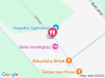 Hegedűs Sajtműhely Etyek a térképen