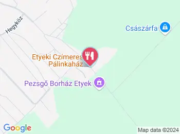 Kálna Pincze Etyek a térképen