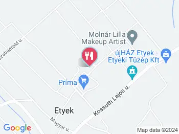 Krajcsi Családi Pincészet Etyek a térképen