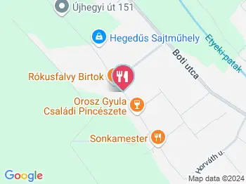 Rezeda Terasz Etyek a térképen