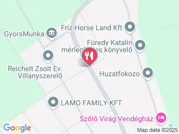 Progetto Manfredi Ristopizza Fadd-Dombori a térképen