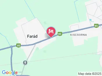 Áldos Wellness Panzió Farád a térképen