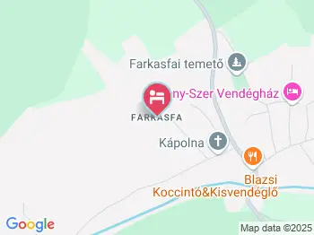 Trainex Őrségi Vendégház Farkasfa a térképen