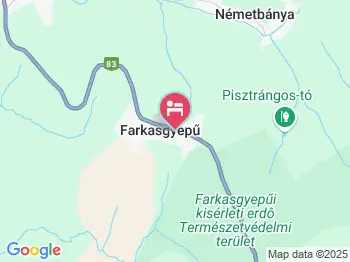 Bakonyszíve Vendégház Farkasgyepű a térképen