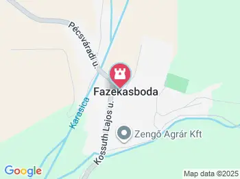 A múlt áldozatainak emlékparkja Fazekasboda a térképen