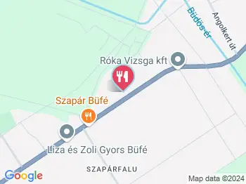 Tranzit Csárda Fegyvernek a térképen