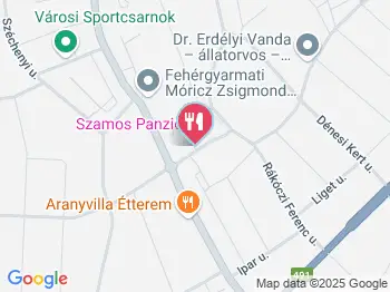 Centrál Étterem Fehérgyarmat a térképen