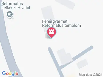 Fehérgyarmati Református templom Fehérgyarmat a térképen