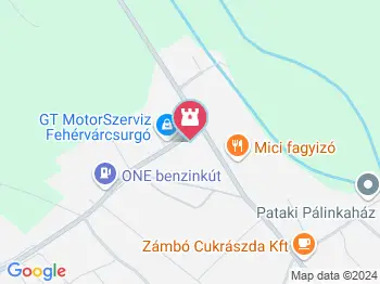 Alexandriai Szent Katalin-templom Fehérvárcsurgó a térképen